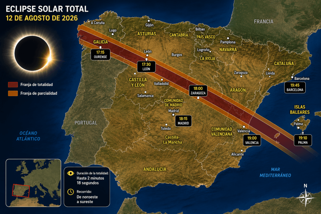 2026 Solar Eclipse: What You'll See in Costa Blanca