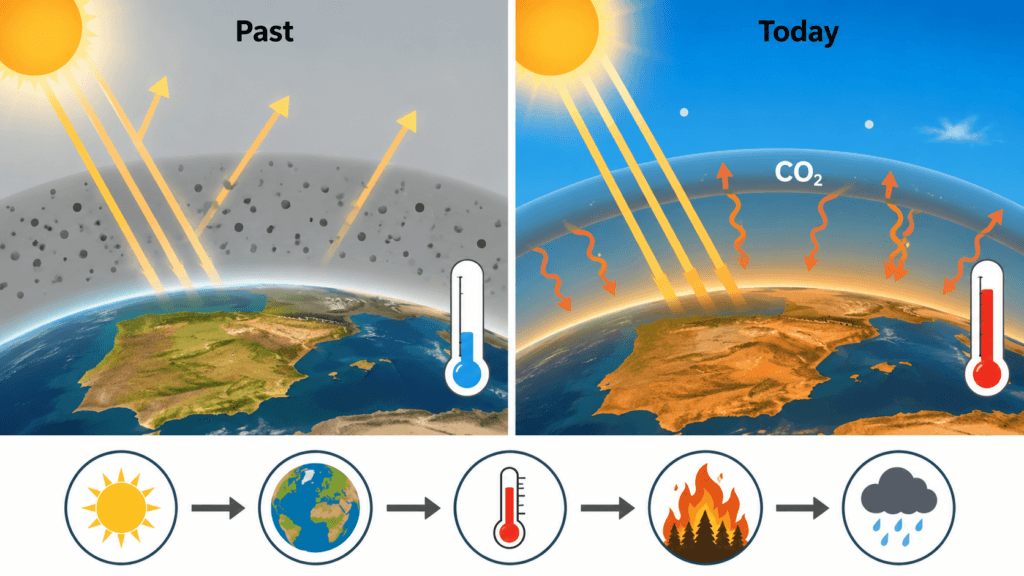 Why Cleaner Air Could Be Making Spain Hotter